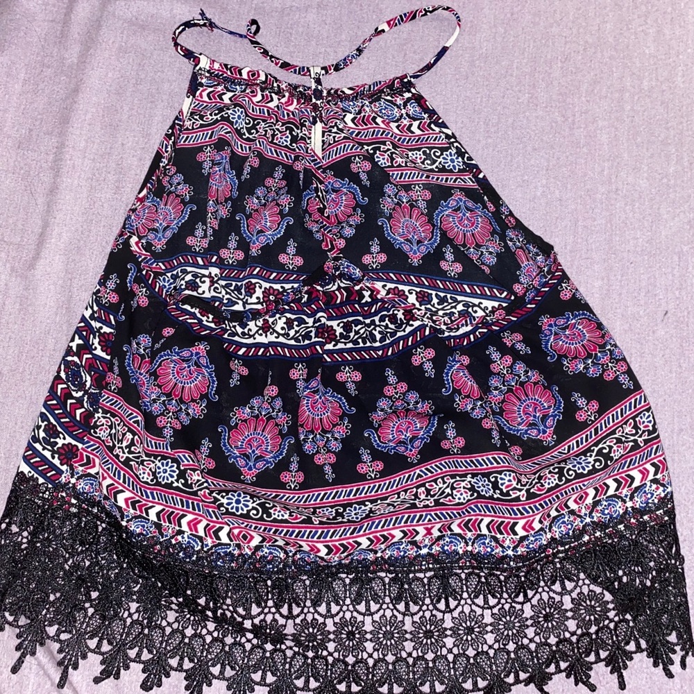 Small, halter tank top